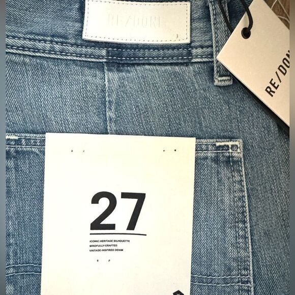 NWT RE/DONE Utility Loose Straight-Leg Jeans - Picture 9 of 11